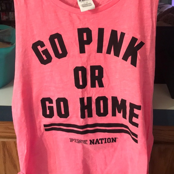 ❌SOLD❌NWOT VS PINK Tank - Picture 3 of 4